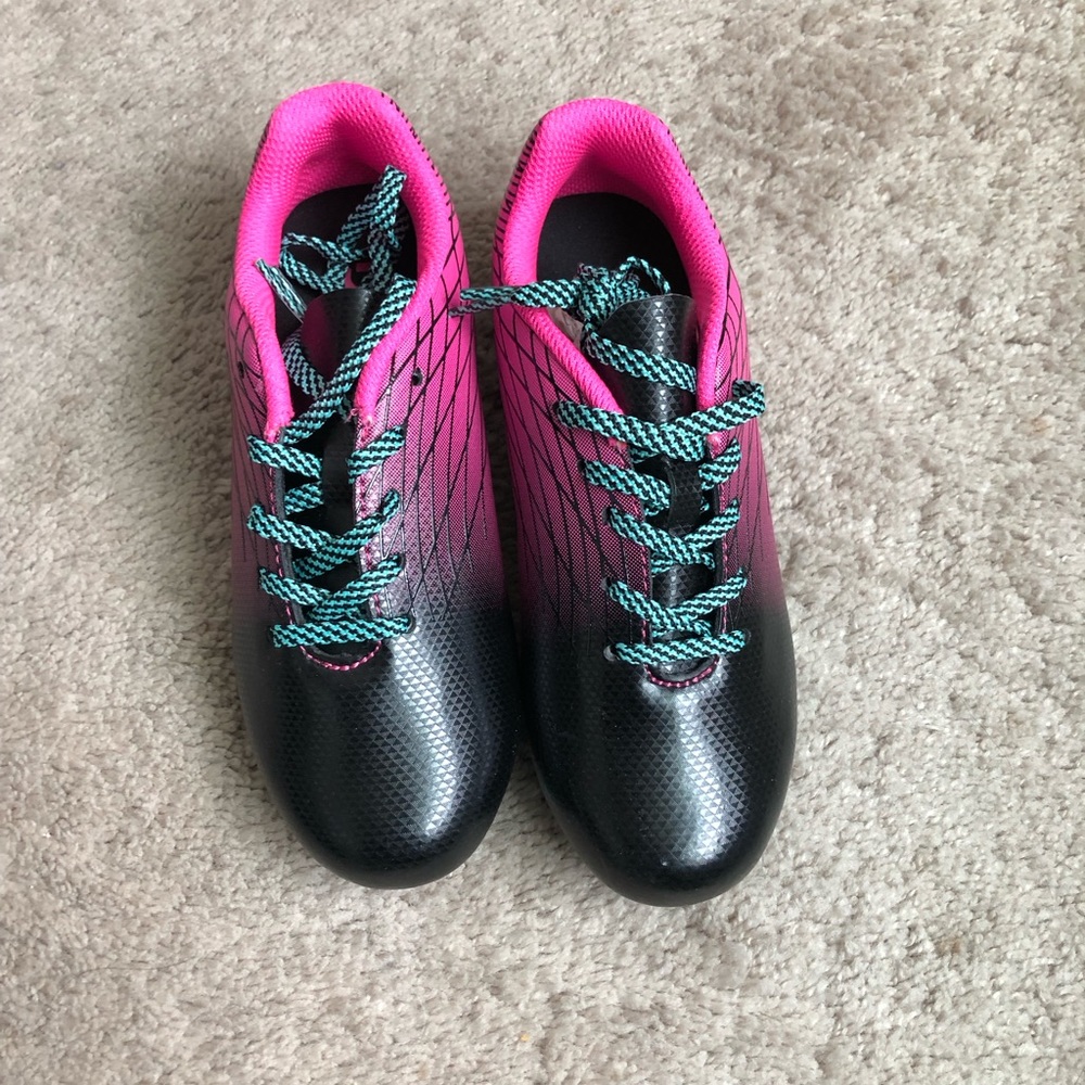 Youth girls cleats. Size 13. Never worn